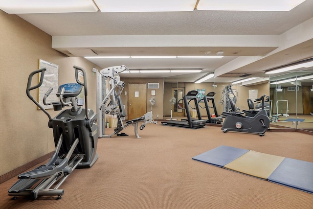 6650 Vernon Ave S Unit 111, Edina, MN 55436 - gym with carpet floors