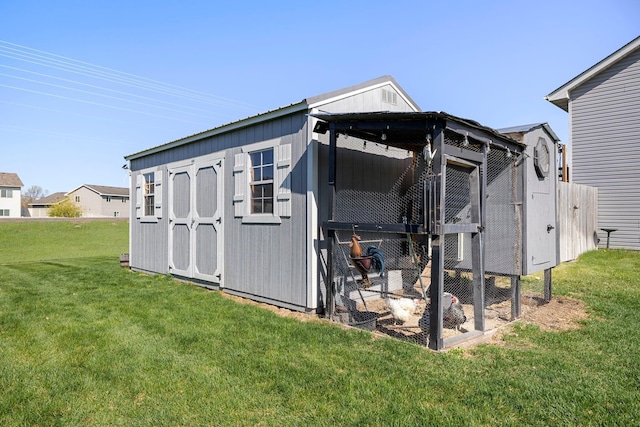 1101 8th Ave SW, Isanti, MN 55040 - view of poultry coop with a yard