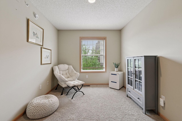 8356 Townsend Dr, Eden Prairie, MN 55344 - living area with light carpet and a textured ceiling