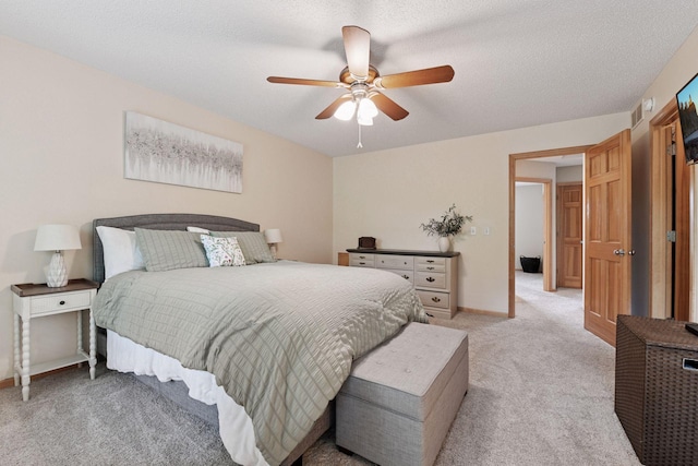 8356 Townsend Dr, Eden Prairie, MN 55344 - bedroom with light colored carpet and ceiling fan