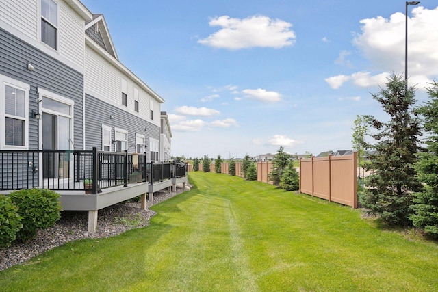 18874 72nd Pl N, Maple Grove, MN 55311 - view of yard featuring a deck