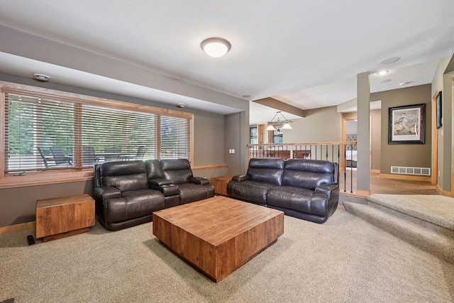 15208 Fairway Heights Rd NW, Prior Lake, MN 55372 - living room with carpet flooring and baseboards