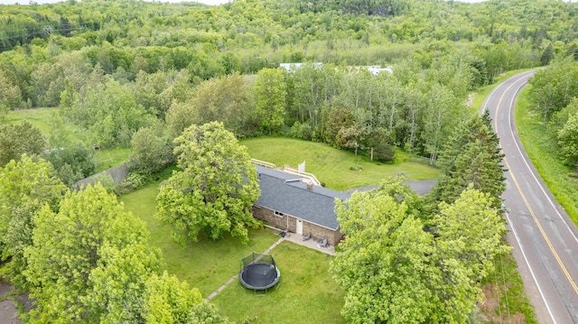 5510 Thompson Hill Rd, Proctor, MN 55810 - view from above of property with a heavily wooded area