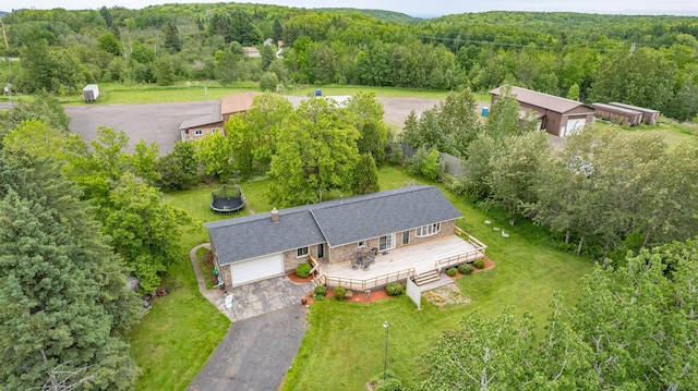 5510 Thompson Hill Rd, Proctor, MN 55810 - aerial view of property and surrounding area featuring a forest