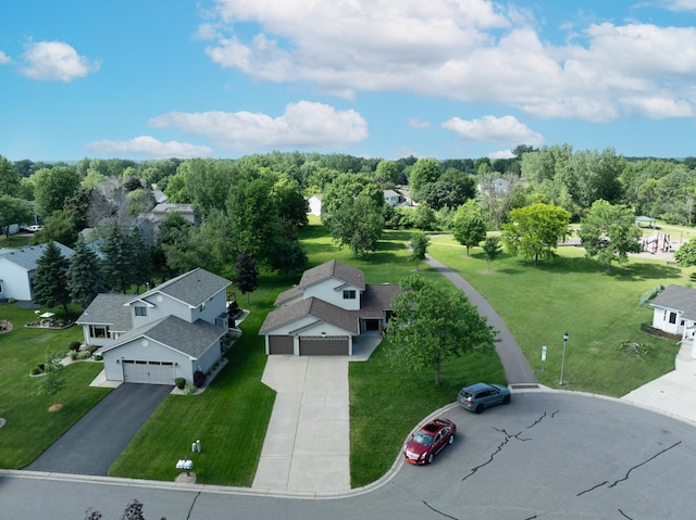 4619 Heather Way N, Oakdale, MN 55128 - aerial perspective of suburban area