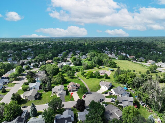 4619 Heather Way N, Oakdale, MN 55128 - aerial perspective of suburban area