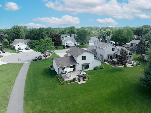 4619 Heather Way N, Oakdale, MN 55128 - aerial perspective of suburban area