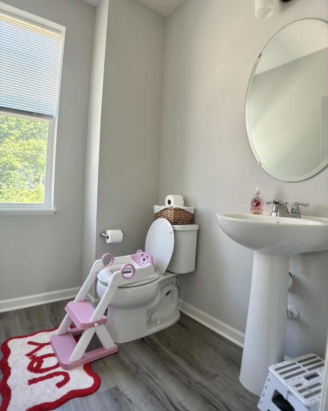 7628 Carla Path, Inver Grove Heights, MN 55076 - bathroom featuring toilet and wood finished floors