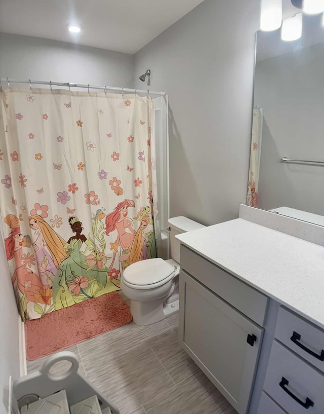 7628 Carla Path, Inver Grove Heights, MN 55076 - bathroom featuring vanity and a shower with shower curtain