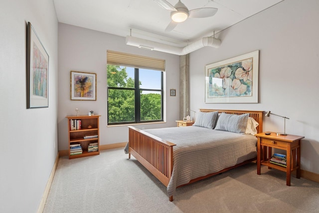 150 2nd St NE Unit B302, Minneapolis, MN 55413 - bedroom with light carpet and ceiling fan