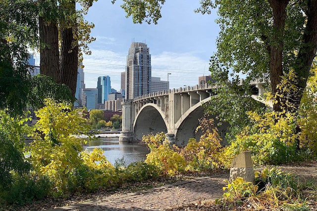 150 2nd St NE Unit B302, Minneapolis, MN 55413 - view of property's community featuring a view of skyline and a water view