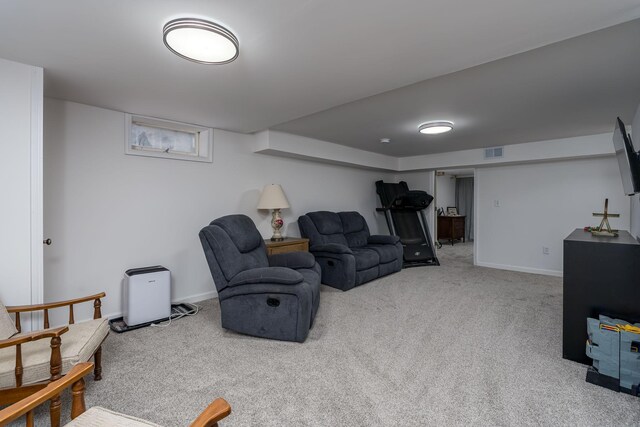 301 Nottingham Ct, North Mankato, MN 56003 - carpeted living area with baseboards