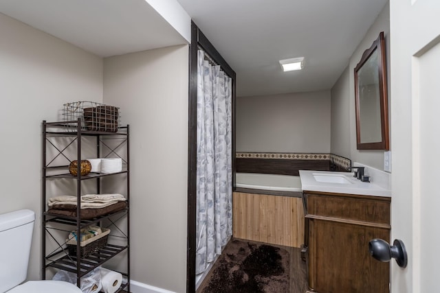 301 Nottingham Ct, North Mankato, MN 56003 - full bath featuring vanity and curtained shower
