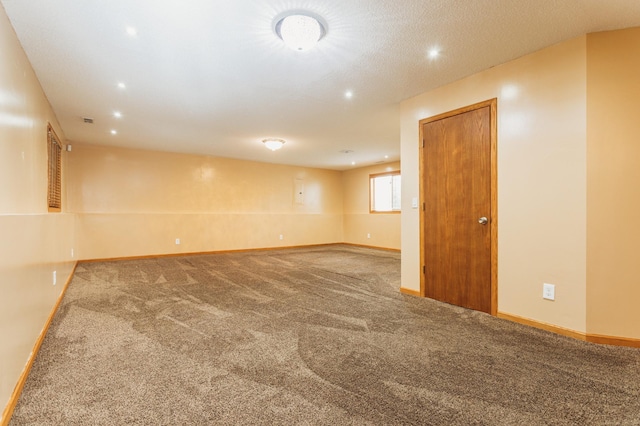 307 Hayden Lake Rd W, Champlin, MN 55316 - carpeted empty room with baseboards and recessed lighting