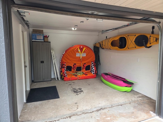 W7486 Burval Dr, Minong, WI 54859 - view of garage