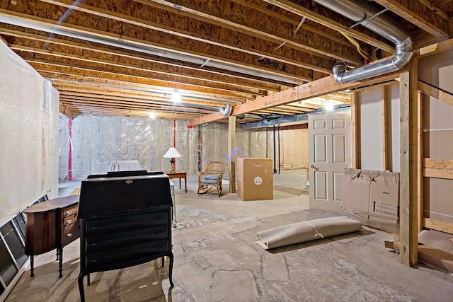 1112 Iris Dr, White Bear Twp, MN 55127 - view of unfinished basement