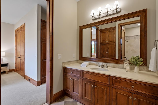 18901 Brookwood Rd, Prior Lake, MN 55372 - full bath featuring vanity and baseboards