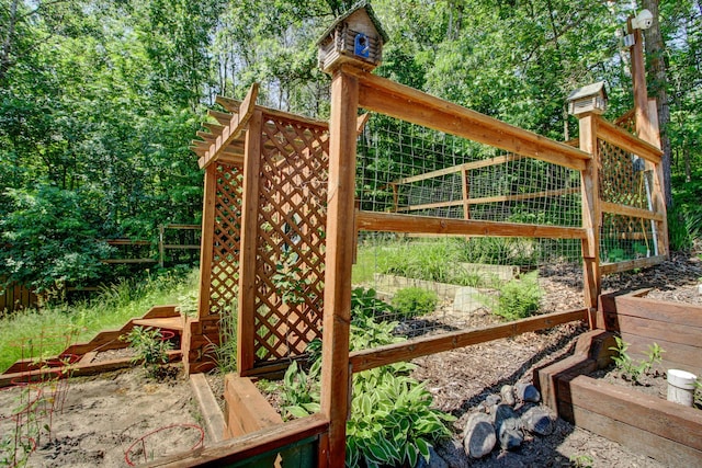 28395 Far N Dr, Nevis, MN 56467 - deck with a garden
