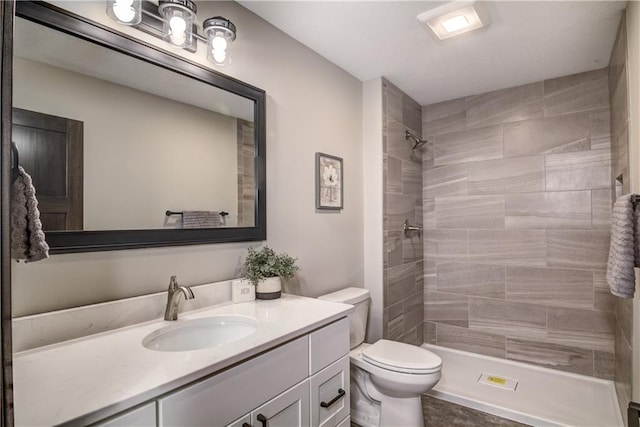 232 Chestnut St, Ellsworth, WI 54011 - full bathroom featuring vanity and a tile shower