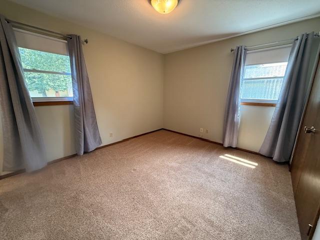 2411 Douglas St, Windom, MN 56101 - spare room featuring light colored carpet and baseboards