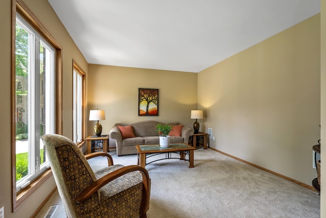 2227 Stone Creek Ln E, Chanhassen, MN 55317 - living area featuring carpet floors and baseboards
