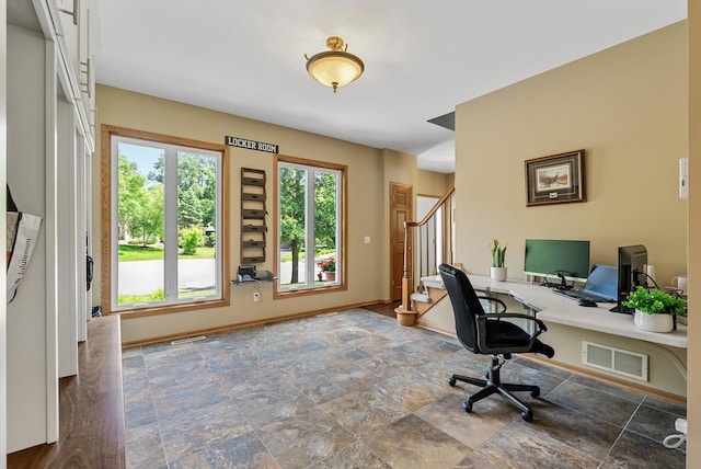 2227 Stone Creek Ln E, Chanhassen, MN 55317 - office with stone finish floors