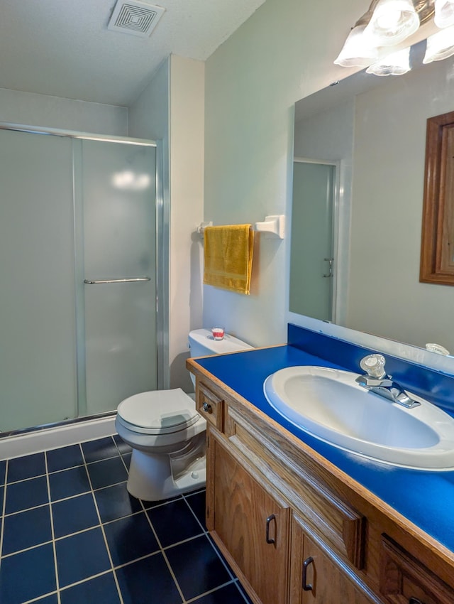 1132 Westbury Cir, Eagan, MN 55123 - bathroom with vanity, a stall shower, and tile patterned flooring