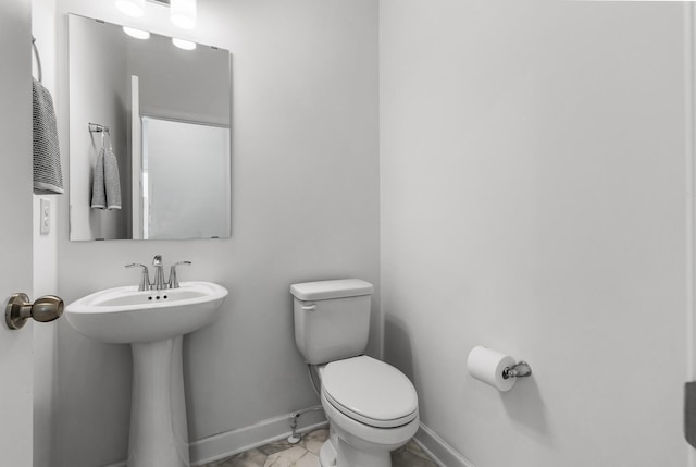 1959 Tamarack Rd, Carver, MN 55315 - half bath featuring baseboards and marble look tile flooring