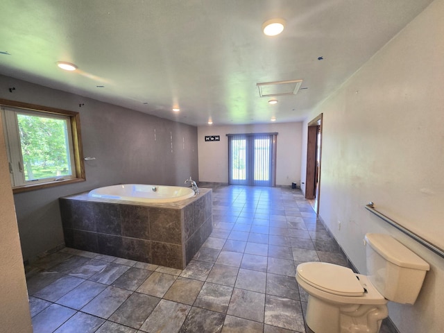 45356 140th St, Swan Lake Twp, MN 56235 - full bath featuring a garden tub and recessed lighting