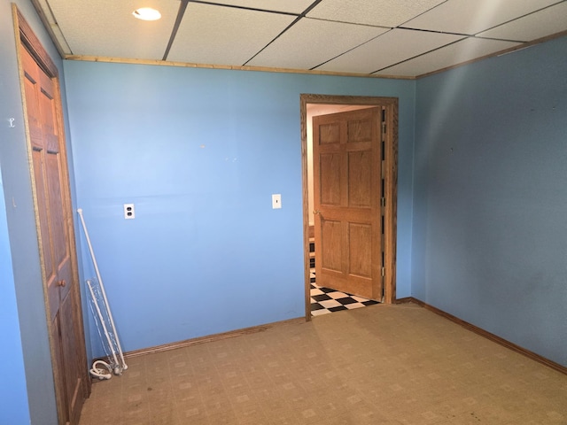 45356 140th St, Swan Lake Twp, MN 56235 - unfurnished room featuring baseboards and recessed lighting