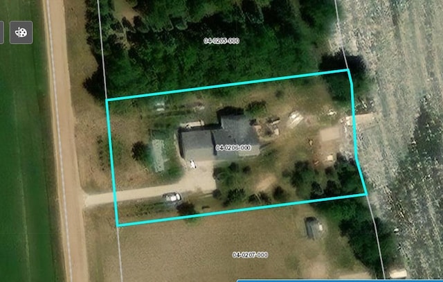 45356 140th St, Swan Lake Twp, MN 56235 - aerial overview of property's location featuring property boundaries highlighted