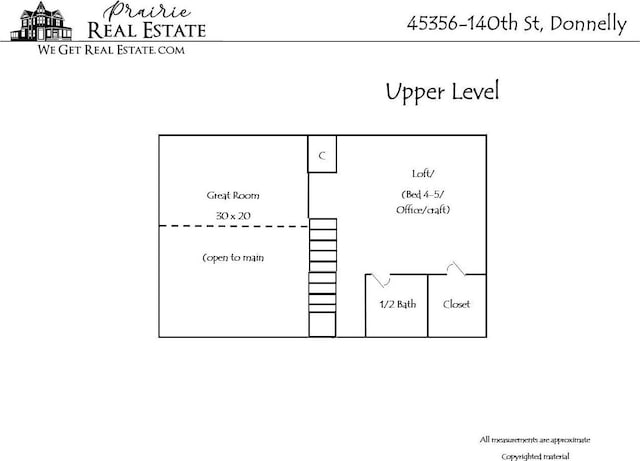 45356 140th St, Swan Lake Twp, MN 56235 - view of property floor plan