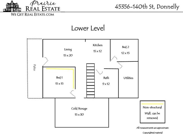 45356 140th St, Swan Lake Twp, MN 56235 - view of floor plan / room layout