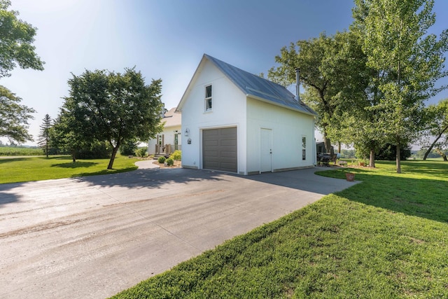 18377 County Highway 25, Fergus Falls, MN 56537 - view of home's exterior featuring driveway and a yard