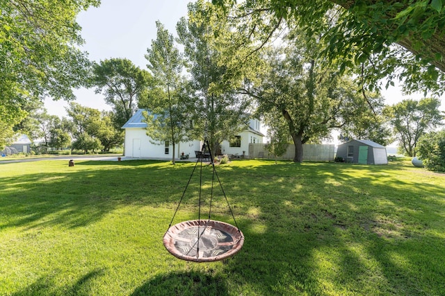 18377 County Highway 25, Fergus Falls, MN 56537 - view of yard with a storage shed