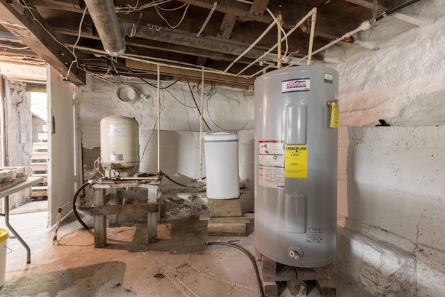 18377 County Highway 25, Fergus Falls, MN 56537 - utility room featuring electric water heater