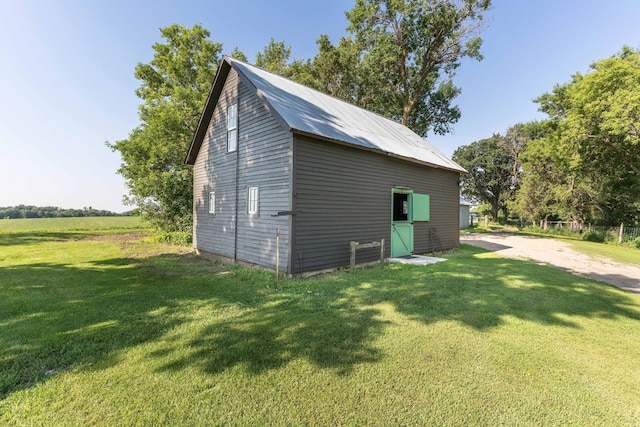 18377 County Highway 25, Fergus Falls, MN 56537 - view of property exterior with a yard and an outdoor structure