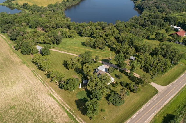 18377 County Highway 25, Fergus Falls, MN 56537 - aerial view of property and surrounding area featuring a nearby body of water and rural landscape