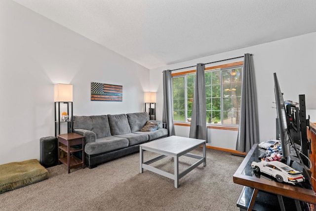 3902 Strathmore Ln SE, Rochester, MN 55904 - living area with light colored carpet and lofted ceiling