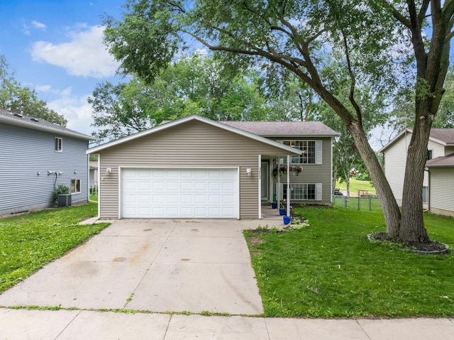 3902 Strathmore Ln SE, Rochester, MN 55904 - view of front of property with a garage and a front yard