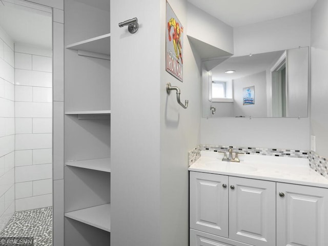 3201 Xenwood Ave S, Saint Louis Park, MN 55416 - full bath with vanity and a tile shower