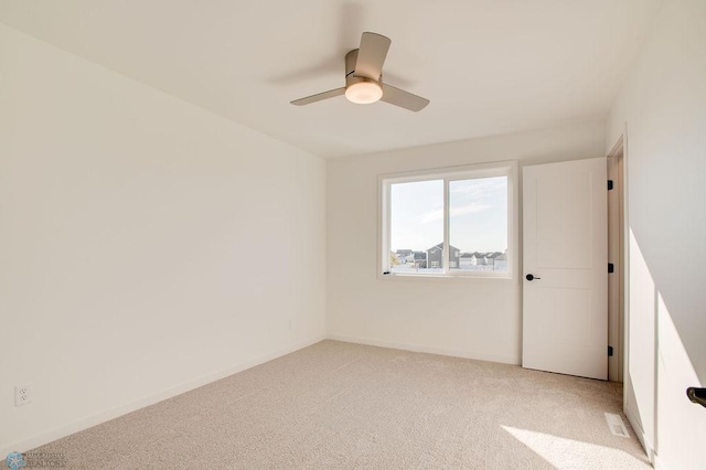 419 Reese Way, Mapleton, ND 58059 - unfurnished room featuring light carpet and ceiling fan