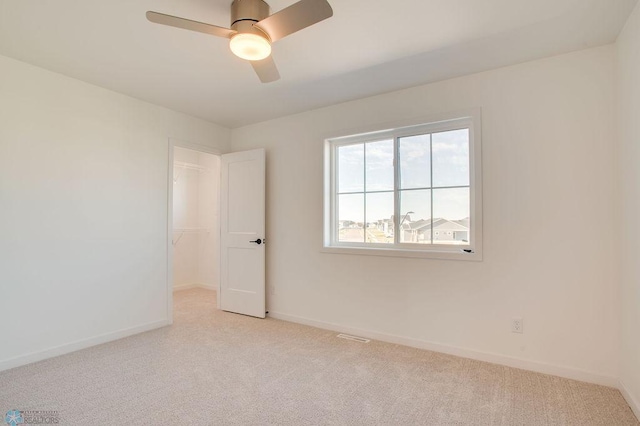 419 Reese Way, Mapleton, ND 58059 - spare room featuring carpet flooring and ceiling fan