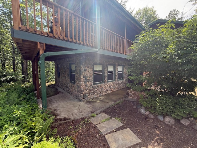40257 Elbow Lake Store Rd, Round Lake N Twp, MN 56589 - view of property exterior featuring stone siding