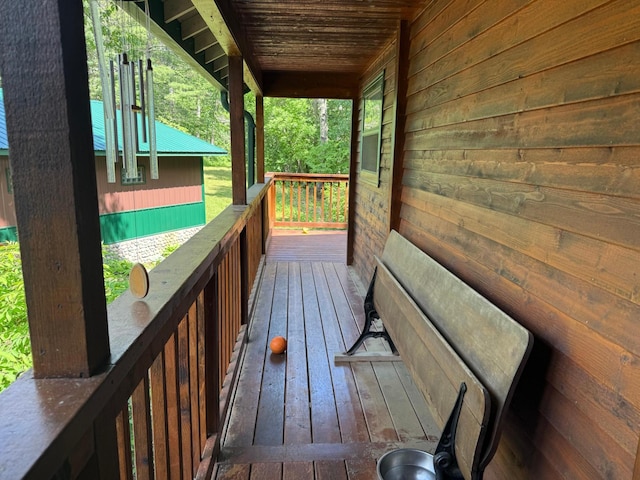 40257 Elbow Lake Store Rd, Round Lake N Twp, MN 56589 - view of wooden deck