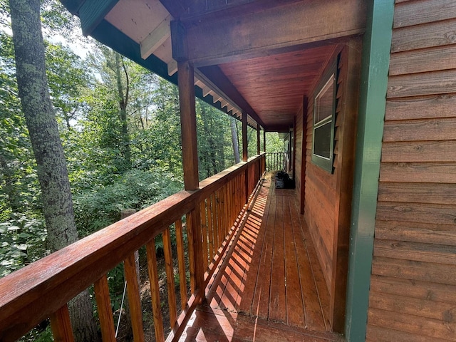 40257 Elbow Lake Store Rd, Round Lake N Twp, MN 56589 - view of wooden terrace