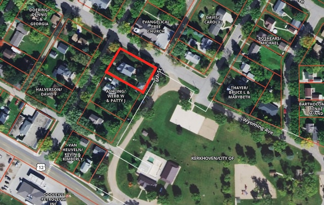 209 7th St N, Kerkhoven, MN 56252 - map of property location