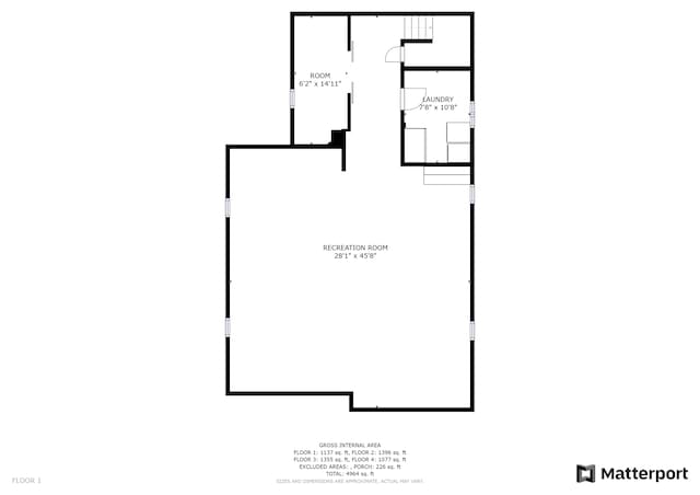 209 7th St N, Kerkhoven, MN 56252 - view of floor plan / room layout