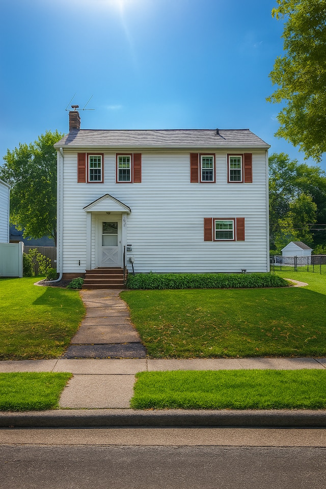 1289 Galtier St, Saint Paul, MN 55117 - view of front of home with a chimney
