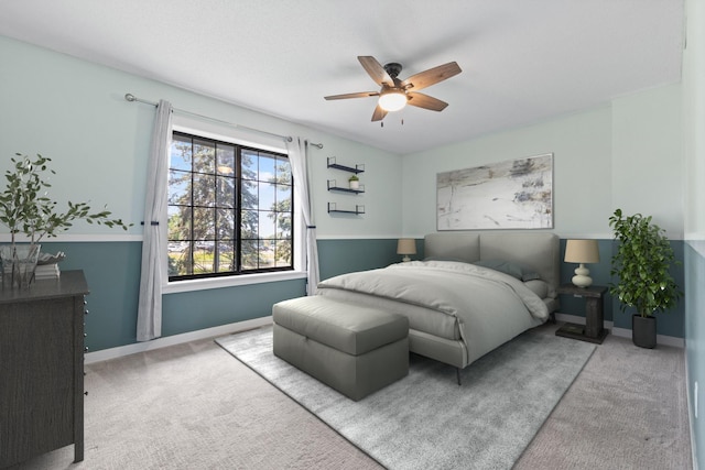 1237 Hillwind Rd NE, Fridley, MN 55432 - bedroom with carpet flooring and ceiling fan